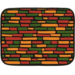 African Wall of bricks Fleece Blanket (Mini)