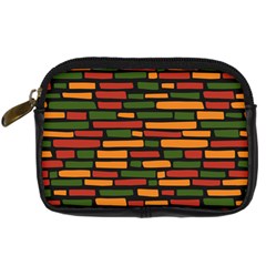 African Wall of bricks Digital Camera Leather Case