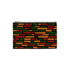 African Wall Of Bricks Cosmetic Bag (small) by ConteMonfrey