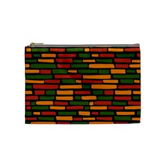 African Wall of bricks Cosmetic Bag (Medium)