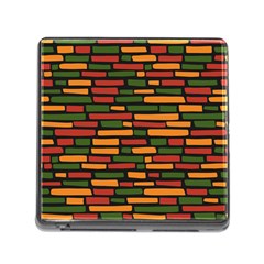 African Wall of bricks Memory Card Reader (Square 5 Slot)