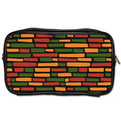 African Wall of bricks Toiletries Bag (One Side)