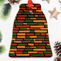 African Wall of bricks Bell Ornament (Two Sides)