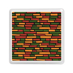 African Wall of bricks Memory Card Reader (Square)