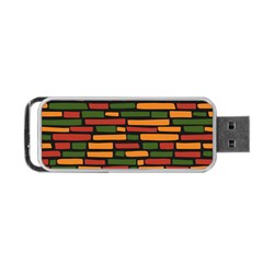 African Wall of bricks Portable USB Flash (One Side)