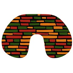 African Wall of bricks Travel Neck Pillow