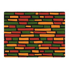 African Wall Of Bricks Double Sided Flano Blanket (mini)  by ConteMonfrey