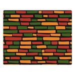 African Wall of bricks Double Sided Flano Blanket (Large)  80 x60  Blanket Front