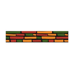 African Wall of bricks Flano Scarf (Mini)