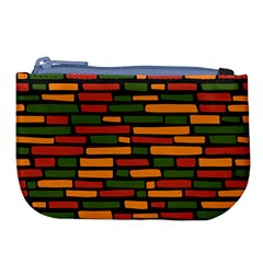 African Wall Of Bricks Large Coin Purse by ConteMonfrey