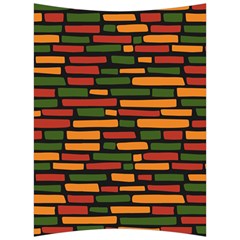 African Wall of bricks Back Support Cushion