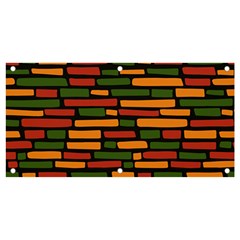 African Wall of bricks Banner and Sign 4  x 2 