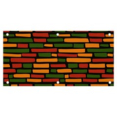 African Wall of bricks Banner and Sign 6  x 3 