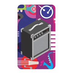 Music Abstract Background Energy Memory Card Reader (Rectangular)