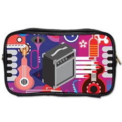 Music Abstract Background Energy Toiletries Bag (One Side)