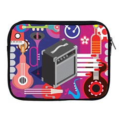 Music Abstract Background Energy Apple iPad 2/3/4 Zipper Cases