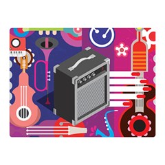 Music Abstract Background Energy Double Sided Flano Blanket (Mini) 