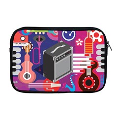 Music Abstract Background Energy Apple MacBook Pro 17  Zipper Case