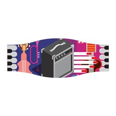 Music Abstract Background Energy Stretchable Headband