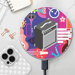 Music Abstract Background Energy Wireless Charger