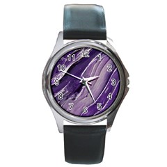 Paint Ornament Vivid Vibrant Round Metal Watch by danenraven