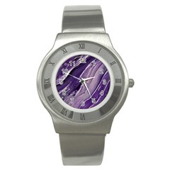 Paint Ornament Vivid Vibrant Stainless Steel Watch