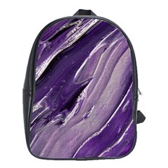 Paint Ornament Vivid Vibrant School Bag (large) by danenraven