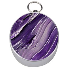 Paint Ornament Vivid Vibrant Silver Compasses by danenraven