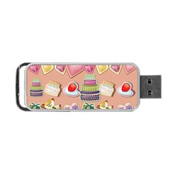 Illustration Seamless Pattern Standardize Portable Usb Flash (one Side) by danenraven