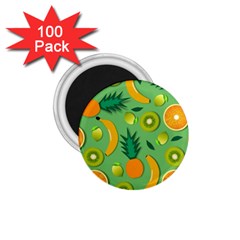 Fruit Tropical Pattern Design Art 1 75  Magnets (100 Pack) 