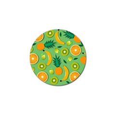 Fruit Tropical Pattern Design Art Golf Ball Marker (4 Pack) by danenraven