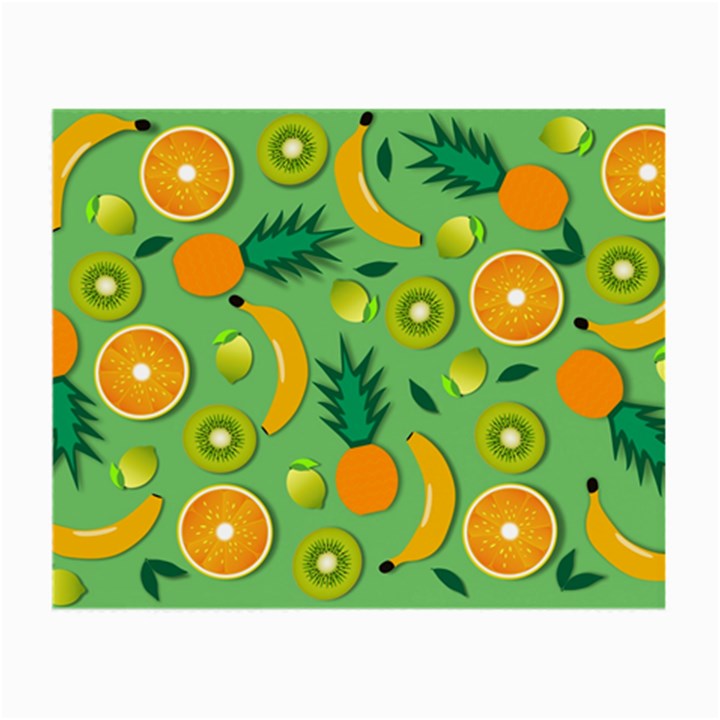 Fruit Tropical Pattern Design Art Small Glasses Cloth (2 Sides)