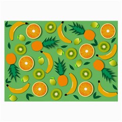 Fruit Tropical Pattern Design Art Large Glasses Cloth by danenraven