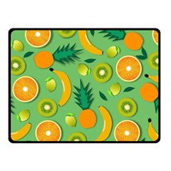 Fruit Tropical Pattern Design Art Fleece Blanket (small) by danenraven