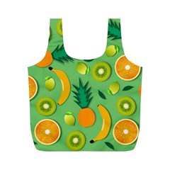 Fruit Tropical Pattern Design Art Full Print Recycle Bag (m) by danenraven