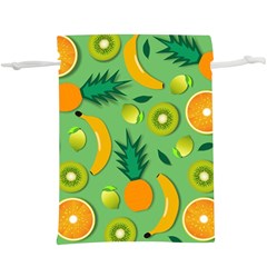 Fruit Tropical Pattern Design Art  Lightweight Drawstring Pouch (xl) by danenraven