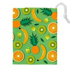 Fruit Tropical Pattern Design Art Drawstring Pouch (5xl) by danenraven