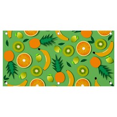 Fruit Tropical Pattern Design Art Banner And Sign 4  X 2  by danenraven