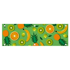 Fruit Tropical Pattern Design Art Banner And Sign 6  X 2  by danenraven