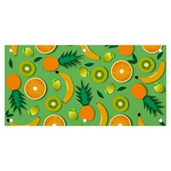 Fruit Tropical Pattern Design Art Banner And Sign 6  X 3  by danenraven