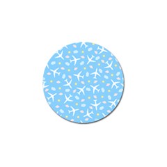 Plane Sky Background Pattern Golf Ball Marker