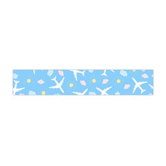 Plane Sky Background Pattern Flano Scarf (mini) by danenraven