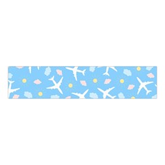 Plane Sky Background Pattern Velvet Scrunchie by danenraven