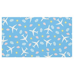 Plane Sky Background Pattern Banner And Sign 7  X 4 