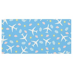 Plane Sky Background Pattern Banner And Sign 8  X 4 