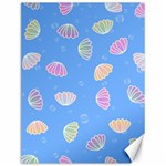 Illustration Seashell Clam Pattern Art Design Canvas 12  x 16  11.86 x15.41  Canvas - 1