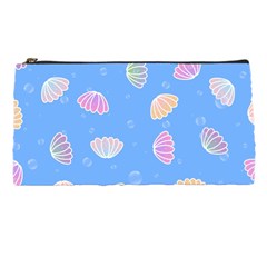 Illustration Seashell Clam Pattern Art Design Pencil Case by danenraven