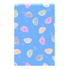 Illustration Seashell Clam Pattern Art Design Shower Curtain 48  X 72  (small)  by danenraven