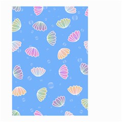 Illustration Seashell Clam Pattern Art Design Small Garden Flag (two Sides) by danenraven