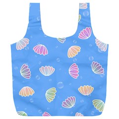 Illustration Seashell Clam Pattern Art Design Full Print Recycle Bag (xxl) by danenraven